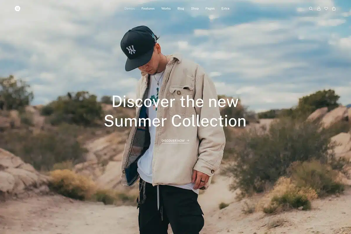 demo homepage Shop Classic Uncode 2023 by Hargesand
